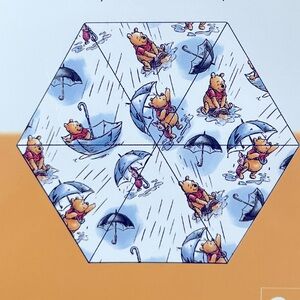 Disney Winnie the Pooh White Umbrella Auto Open
